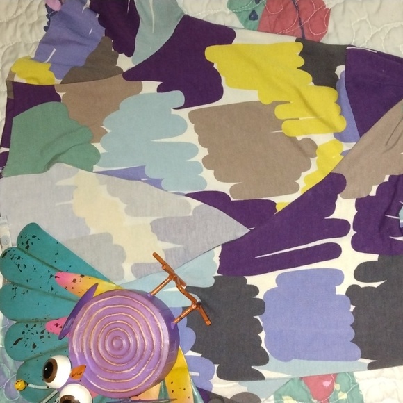 Boden V Neck Watercolor Tie Dress - Picture 2 of 3